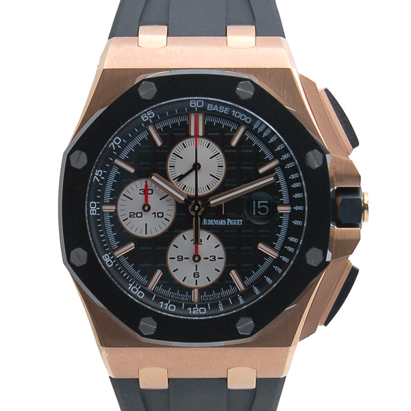 オーデマ・ピゲ　AUDEMARS PIGUET　ロイヤルオーク　オフショア　クロノグラフ　26400RO.OO.A002CA.01　18KPG　ラバーベルト　USED　中古