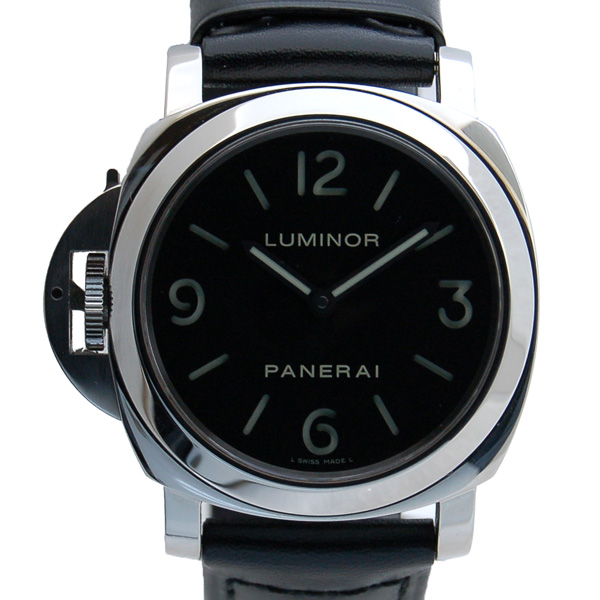 パネライ　PANERAI　ルミノールベース　レフトハンド　44mm　PAM00219　手巻き　300ｍ防水　革ベルト　USED　中古