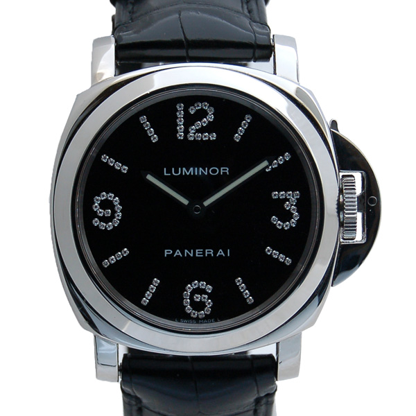 パネライ　PANERAI　ルミノールベース　ダイヤモンドコレクション　PAM00130　44mm　世界100本限定　USED　中古