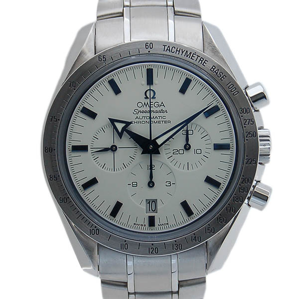 オメガ　OMEGA　スピードマスター　ブロードアロー　3551.20　ホワイト　USED　中古