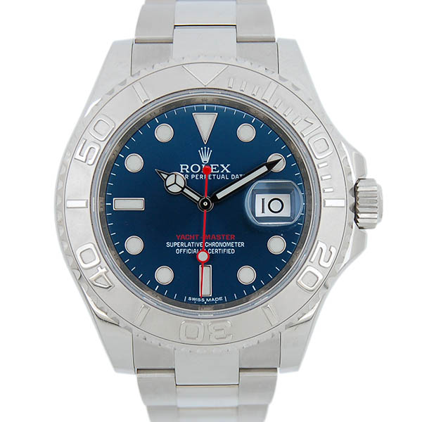 ロレックス　ROLEX　ヨットマスター　ロレジウム　Ref.116622　新型　メンズ　ブルー　USED　中古