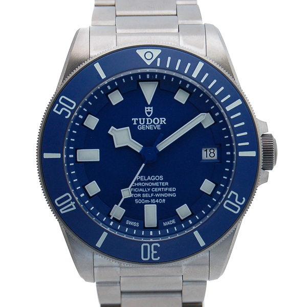 チューダー(チュードル)　TUDOR　ペラゴス　25600TB　チタン　42mm　ブルー　500m防水　USED　中古