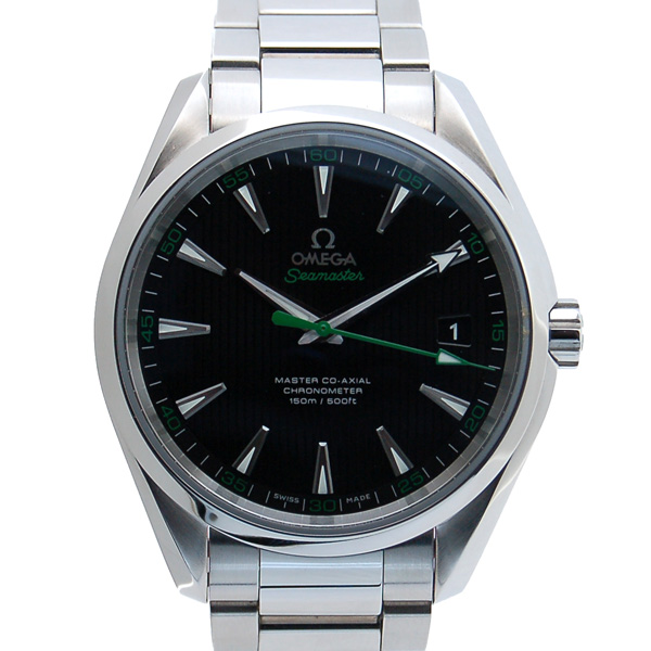オメガ　OMEGA　シーマスター　アクアテラ　マスターコーアクシャル　ゴルフ　231.10.42.21.01.004　SS　ブラック　USED　中古