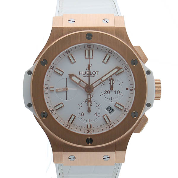 ウブロ　HUBLOT　ビッグバン　ポルトチェルボ　301.PE.2180.RW　44mm　ピンクゴールド　ホワイト　USED　中古