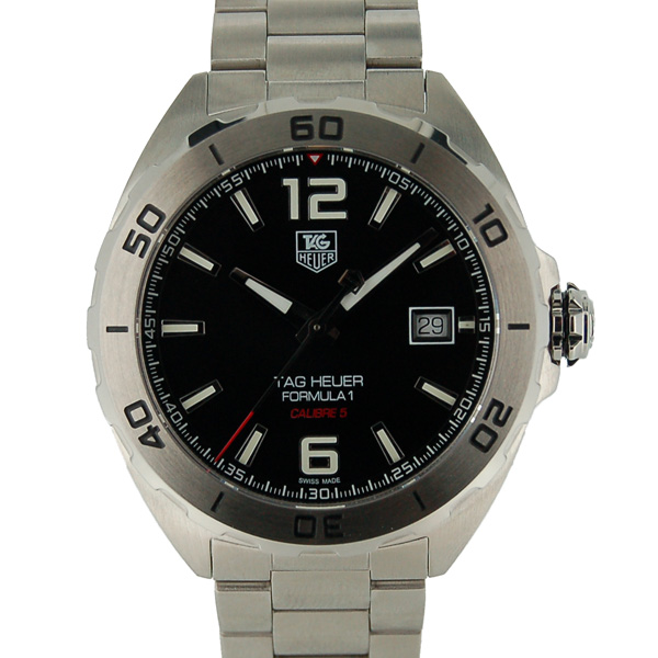 タグホイヤー　TAG HEUER　フォーミュラ1　キャリバー5　WAZ2113.BA0875　ブラック　SS　未使用
