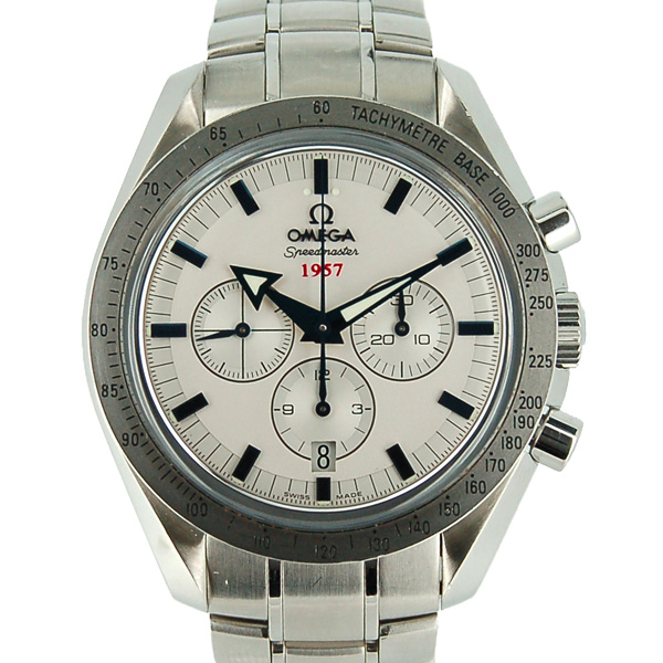 オメガ　OMEGA　スピードマスター　ブロードアロー1957　50周年　321.10.42.50.02.001　SS　42mm　シルバー　USED　中古