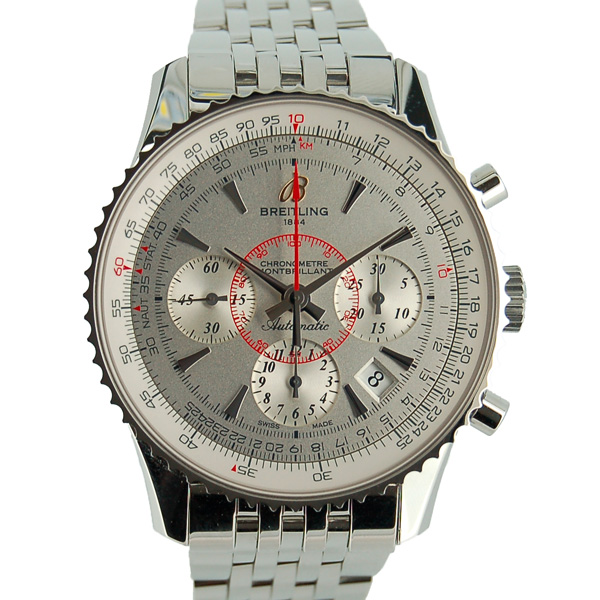 ブライトリング　BREITLING　ナビタイマー　モンブリラン01　A033G09NP　自動巻　シルバー　SS　USED　中古