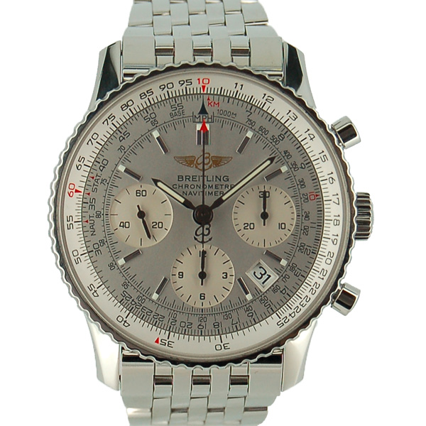 ブライトリング　BREITLING　ナビタイマー　A23322　シルバー　SS　USED　中古