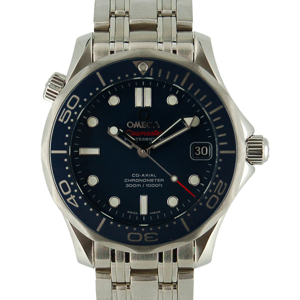 オメガ　OMEGA　シーマスター300　コーアクシャル　212.30.36.20.03.001　ブルー　SS　36mm　自動巻　未使用