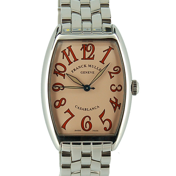 フランクミュラー　FRANCK MULLER　カサブランカ　サハラ　2852CASA　サーモンピンク　USED　中古