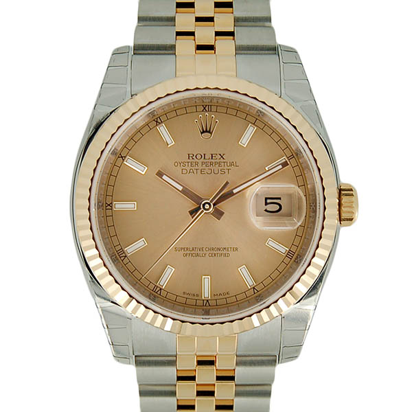 ロレックス　ROLEX　デイトジャスト　コンビ　116233　シャンパンゴールド　ランダム番　新品アウトレット