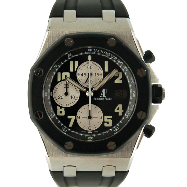 オーデマ・ピゲ　AUDEMARS PIGUET　ロイヤルオーク　オフショアクロノ　25940SK.OO.D002CA.01　ブラック　USED　中古
