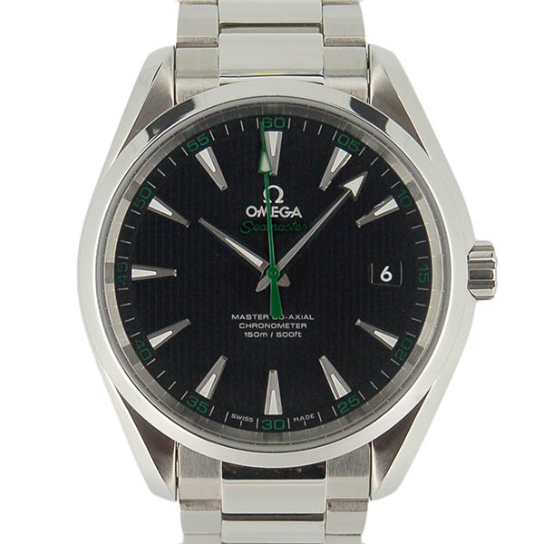 オメガ　OMEGA　シーマスター　アクアテラ　マスターコーアクシャル　ゴルフ　231.10.42.21.01.004　SS　ブラック　USED　中古