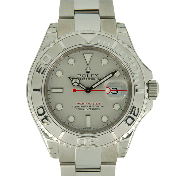 ロレックス　ROLEX　ヨットマスター　ロレジウム　Ref.16622　プラチナベゼル　V番ルーレット　未使用品