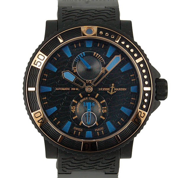 ユリス ナルダン　ULYSSE NARDIN　ブラックシー　263-92LE-3C/923-RG　45.8mm　ブラック　SS　世界1846本限定　USED　中古