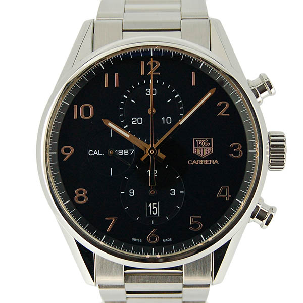 タグホイヤー　TAG HEUER　カレラクロノ1887　CAR2014.BA0799　SS　ブラック　金針　USED　中古
