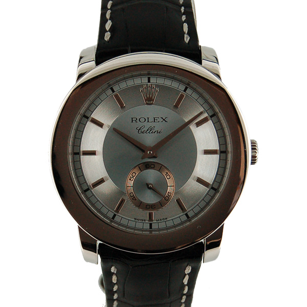 ロレックス　ROLEX　チェリニウム　プラチナ　5241/6　アイスブルー　手巻き　USED　中古