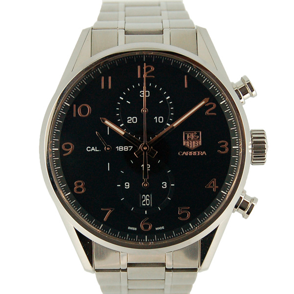 タグホイヤー　TAG HEUER　カレラクロノ1887　CAR2014.BA0796　SS　ブラック　金針　USED　中古