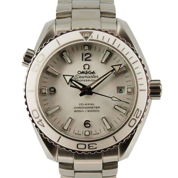 オメガ　OMEGA　プラネットオーシャン　232.30.42.21.04.001　ホワイト　SS　42mm　USED　中古