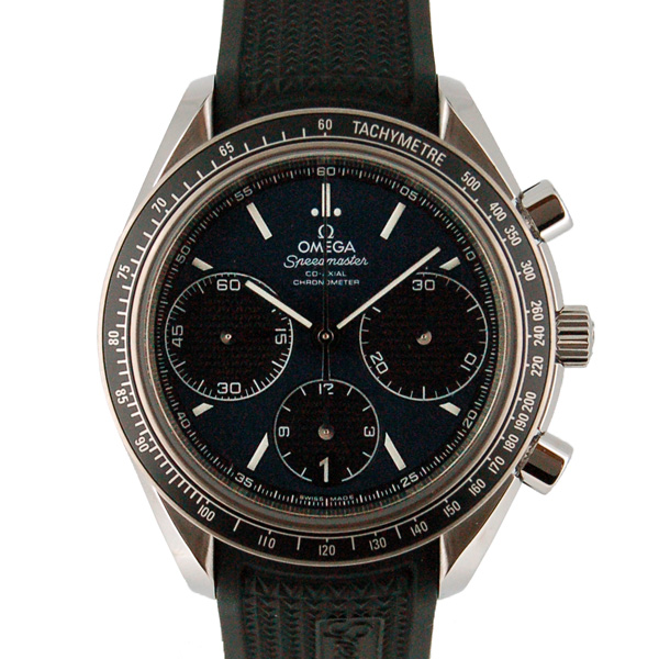 オメガ　OMEGA　スピードマスターレーシング　326.32.40.50.03.001　SS　ブルー/ブラック　40mm　自動巻　ラバーベルト　未使用品