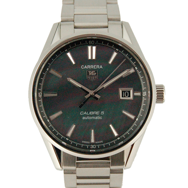 タグホイヤー　TAG HEUER　カレラ　キャリバー5　WAR211F.BA0782　ブラックシェル　日本限定　USED　中古
