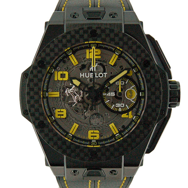 ウブロ　HUBLOT　ビッグバン　フェラーリ　セラミック　401.CQ.0129.VR　世界1000本限定　USED　中古