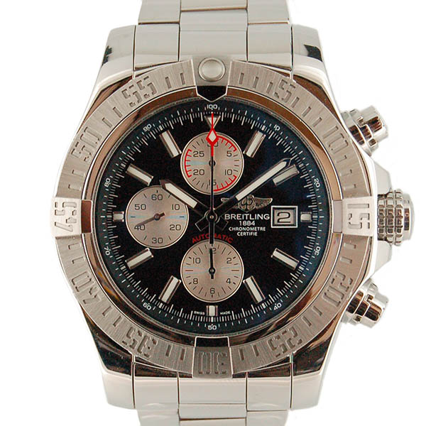 ブライトリング　BREITLING　スーパーアベンジャー2　A331B29PSS　48mm　クロノグラフ　ブラック　USED　中古