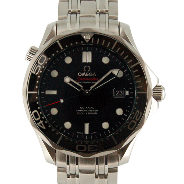 オメガ　OMEGA　シーマスター300　コーアクシャル　212.30.41.20.01.003　ブラック　41mm　USED　中古