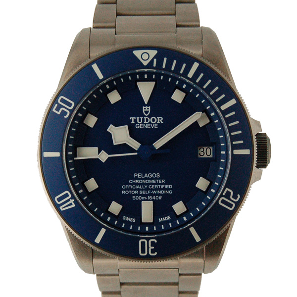 チューダー(チュードル)　TUDOR　ペラゴス　25600TB　チタン　42mm　ブルー　500m防水　USED　中古