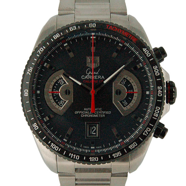 タグホイヤー　TAG HEUER　グランドカレラ　クロノグラフ　CAV511C.BA0904　キャリバー17RS　レーシング　USED　中古