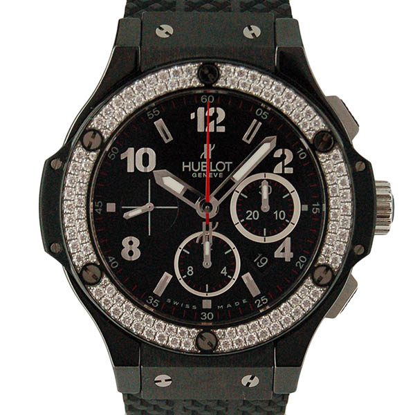 ウブロ　HUBLOT　ビッグバン　ブラックマジック　301.CV.130.RX.114　ベゼルダイヤ　44mm　USED　中古