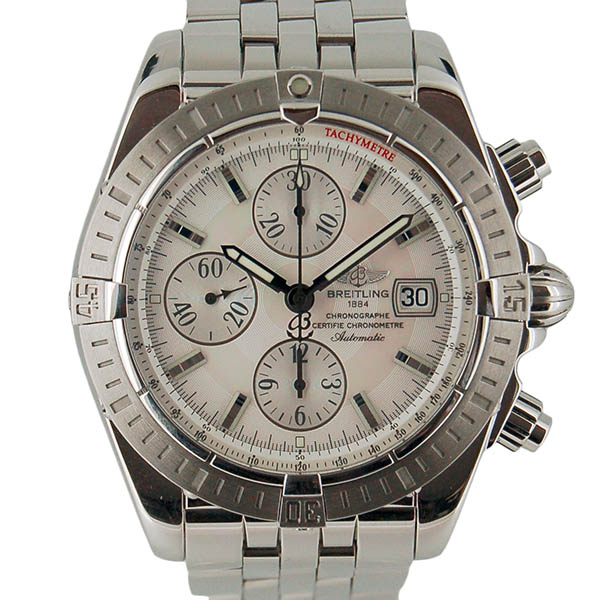 ブライトリング　BREITLING　クロノマットエボリューション　A13356　A156A69PA　ホワイトシェル　SS　USED　中古