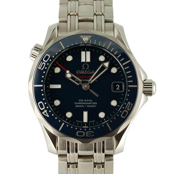 オメガ　OMEGA　シーマスター300　コーアクシャル　212.30.36.20.03.001　ブルー　SS　36mm　自動巻　未使用品