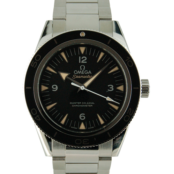オメガ　OMEGA　シーマスター300　マスターコーアクシャル　233.30.41.21.01.001　SS　ブラック　41mm　未使用品