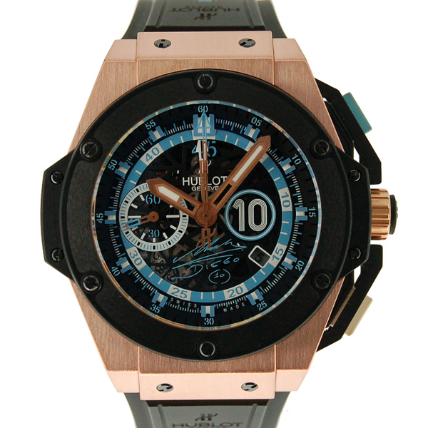 ウブロ　HUBLOT　キングパワー 　マラドーナ　716.OM.1129.RX.DMA12　世界200本限定　USED　中古