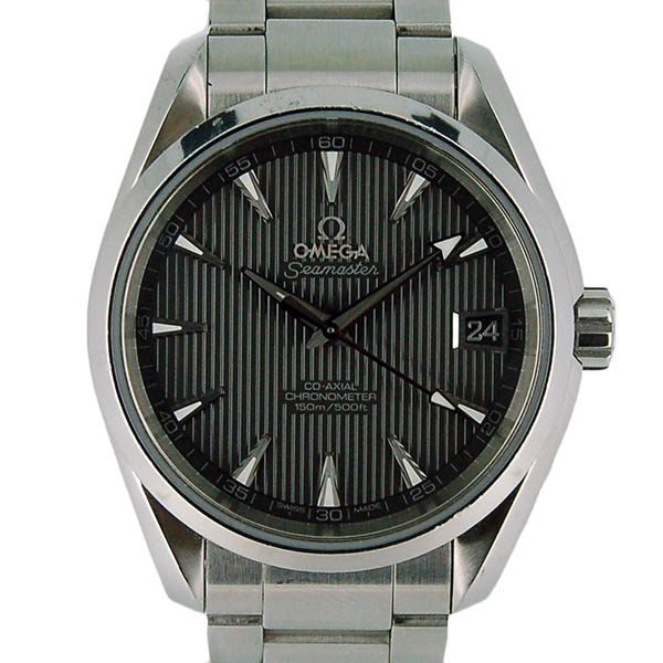 オメガ　OMEGA　シーマスター　アクアテラ　231.10.39.21.06.001　メンズ　38,5mm　SS　グレータペストリー　USED　中古