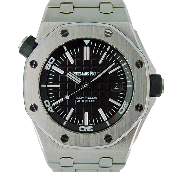 オーデマ・ピゲ　AUDEMARS PIGUET　ロイヤルオーク　オフショアダイバー　15710ST.OO.A002CA.01　ブラック　SS　42mm　USED　中古