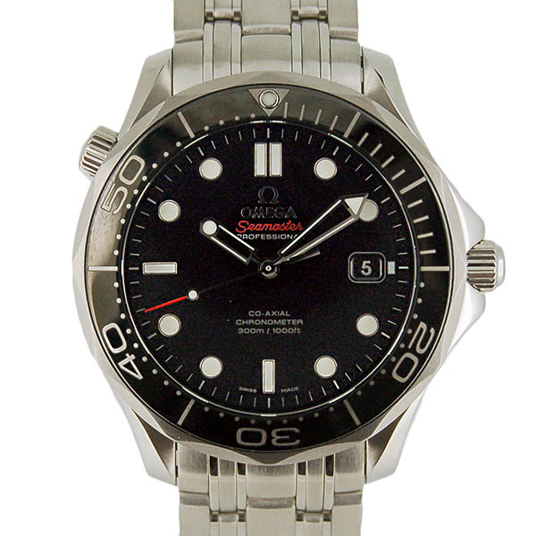 オメガ　OMEGA　シーマスター300　コーアクシャル　212.30.41.20.01.003　ブラック　41mm　USED　中古