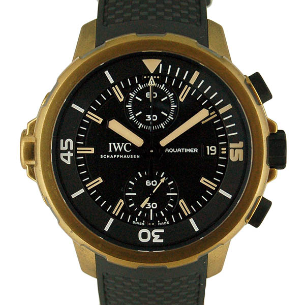 IWC　アクアタイマー クロノグラフ エクスペディション チャールズ ダーウィン IW379503 ブラック　ラバー　ブロンズ　44mm　USED　中古