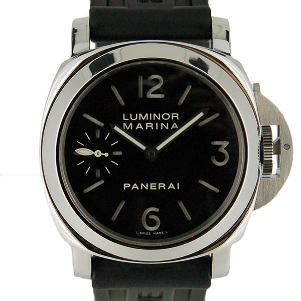パネライ　PANERAI　ルミノールマリーナ　44mm　PAM00111　手巻き　300ｍ防水　ラバーベルト　USED　中古