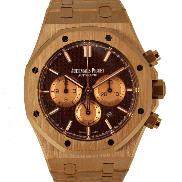 オーデマ・ピゲ　AUDEMARS PIGUET　ロイヤルオーク　クロノグラフ　26331OR.OO.1220OR.02　18KPG　41mm　ブラウン　未使用品