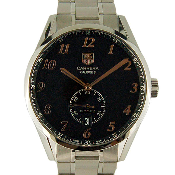 タグホイヤー　TAG HEUER　カレラ　ヘリテージ　キャリバー6　WAS2114.BA0732　SS　39mm　ブラック　自動巻　USED　中古