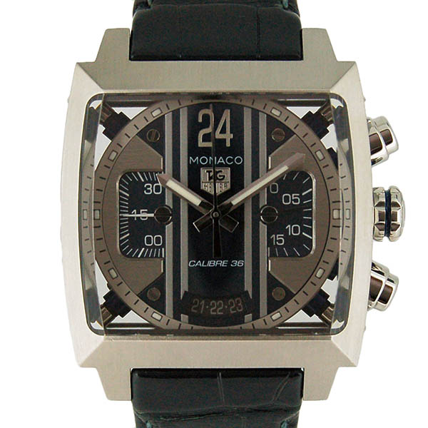 タグホイヤー　TAG HEUER　モナコ24　キャリバー36　クロノグラフ　CAL5114　SS　40,5mm　USED　中古