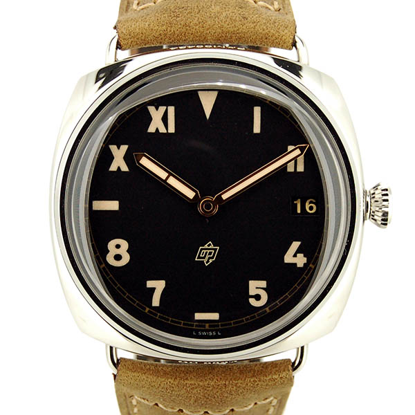 パネライ　PANERAI　ラジオミール　カリフォルニア　3デイズ　PAM00424　47mm　手巻き　ブラック　USED　中古