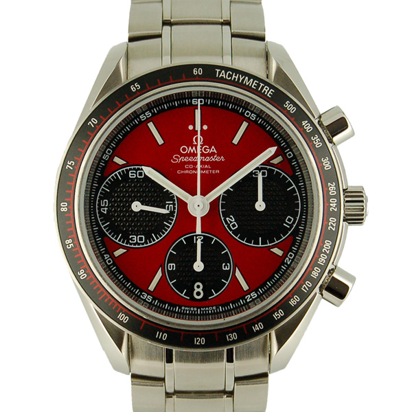 オメガ　OMEGA　スピードマスターレーシング　326.30.40.50.11.001　レッド/ブラック　USED　中古