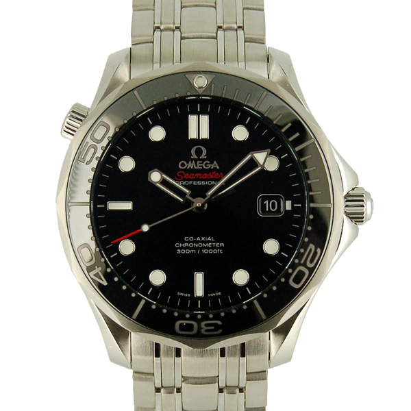オメガ　OMEGA　シーマスター300　コーアクシャル　212.30.41.20.01.003　ブラック　41mm　USED　中古