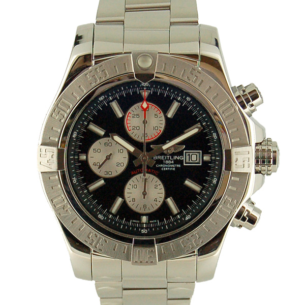 ブライトリング　BREITLING　スーパーアベンジャー2　A331B29PSS　48mm　クロノグラフ　ブラック　USED　中古