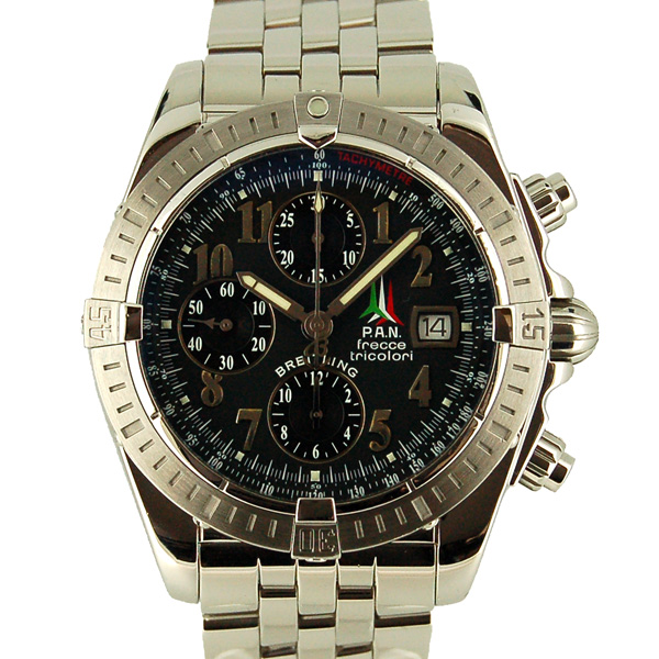 ブライトリング　BREITLING　クロノマットエボリューション　フレッチェトリコローリ　A156BFTPA　A13356　世界1000本限定　SS　USED　中古