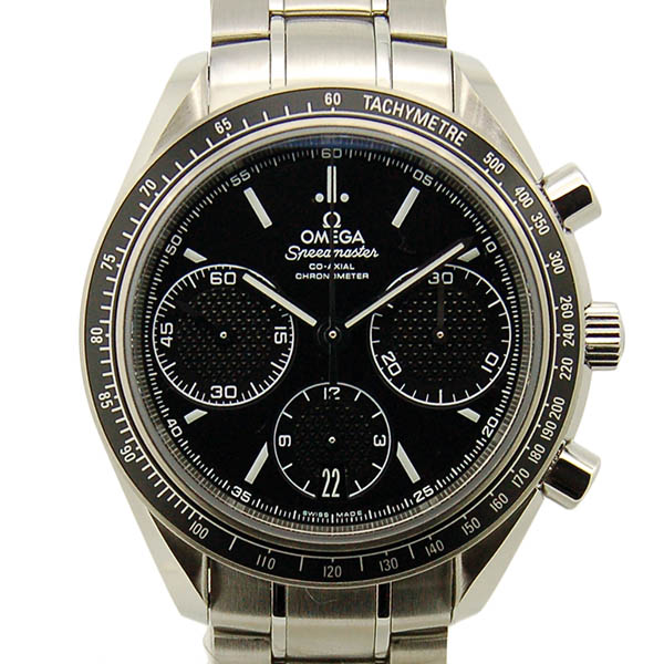 オメガ　OMEGA　スピードマスターレーシング　326.30.40.50.01.001　SS　ブラック　40mm　自動巻　未使用品