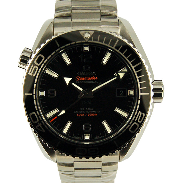 オメガ　OMEGA　シーマスター　プラネットオーシャン　マスタークロノメーター　215.30.44.21.01.001　ブラック　USED　中古